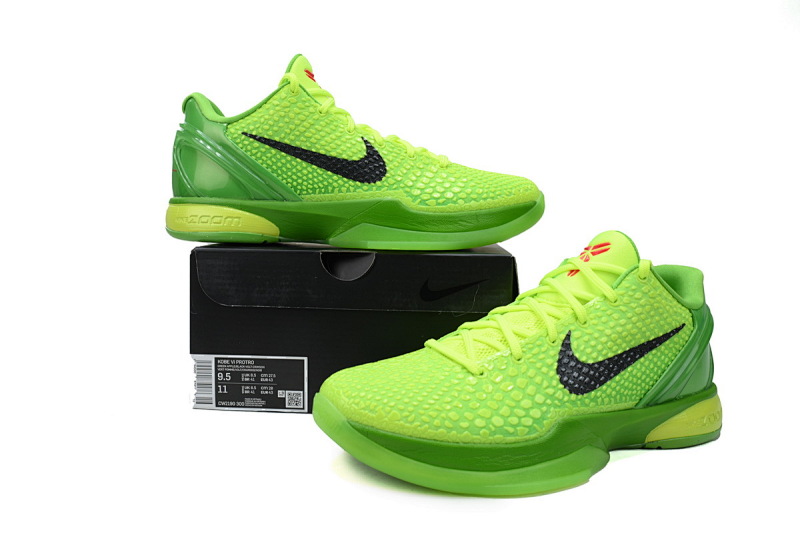 【CA3S2】青蜂侠 S2版本科比6代篮球鞋 CW2190-300 Nike Kobe 6 Protro “Grinch”
