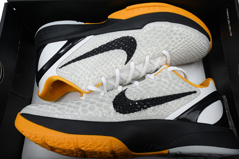 【CA3S2】季后赛 S2版本科比6代篮球鞋 CW2190-100 Nike Kobe 6 Protro “White Del Sol”