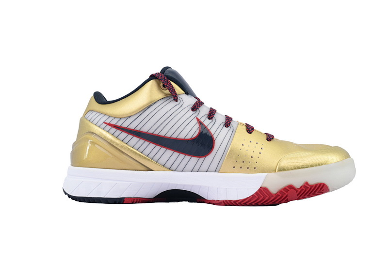 【CA3S2】白黑金 S2版本科比4代篮球鞋 FQ3544-100 Zoom Kobe 4 Protro 'Gold Medal'