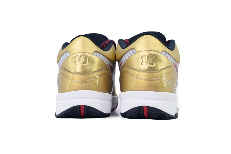 【CA3S2】白黑金 S2版本科比4代篮球鞋 FQ3544-100 Zoom Kobe 4 Protro 'Gold Medal'