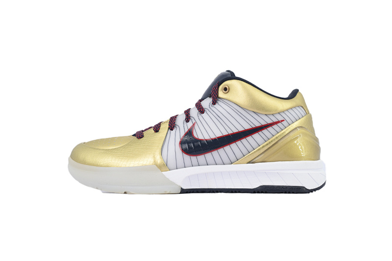 【CA3S2】白黑金 S2版本科比4代篮球鞋 FQ3544-100 Zoom Kobe 4 Protro 'Gold Medal'