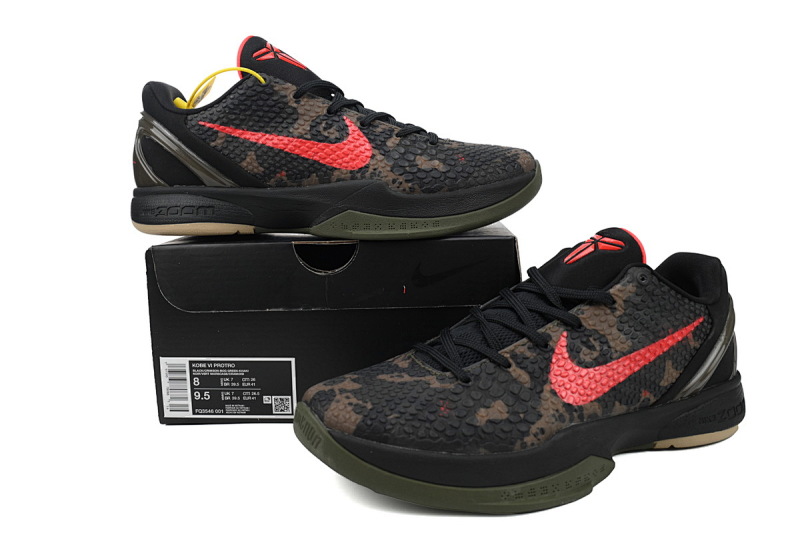 【CN0TS】迷彩 耐克运动鞋科比6代篮球鞋 FQ3546-001 Nike Zoom Kobe 6 Protro 'Italian Camo'