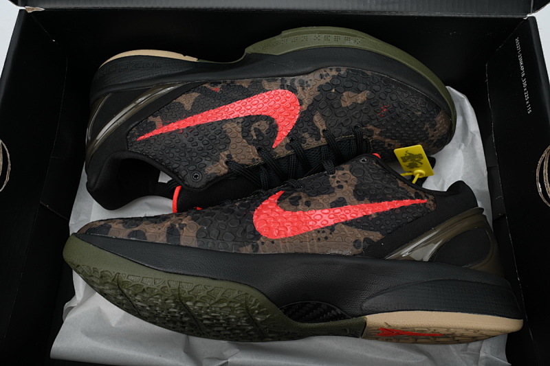 【CN0TS】迷彩 耐克运动鞋科比6代篮球鞋 FQ3546-001 Nike Zoom Kobe 6 Protro 'Italian Camo'