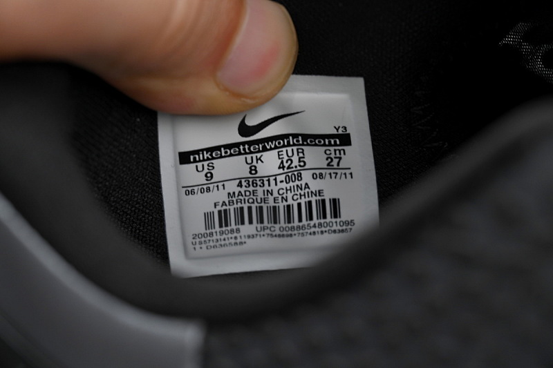 【CN0TS】黑暗骑士 耐克运动鞋科比6代篮球鞋 429659-016 Nike Zoom Kobe 6 'Dark Knight'