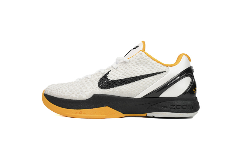 yupoo_358462_f31dea81.jpg 【CN0TS】黑白黄 耐克运动鞋科比6代篮球鞋 CW2190-100 Nike Kobe 6 Protro “White Del Sol”