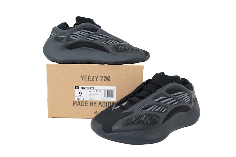 【DA0LW】67799黑色 LW版阿迪达斯椰子700V3 H67799 Adidas Yeezy 700 V3 'Alvah'