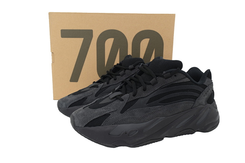 【DA7LW】6684小方黑  LW版阿迪达斯椰子700V2 FU6684  Yeezy Boost 700 V2“Vanta”