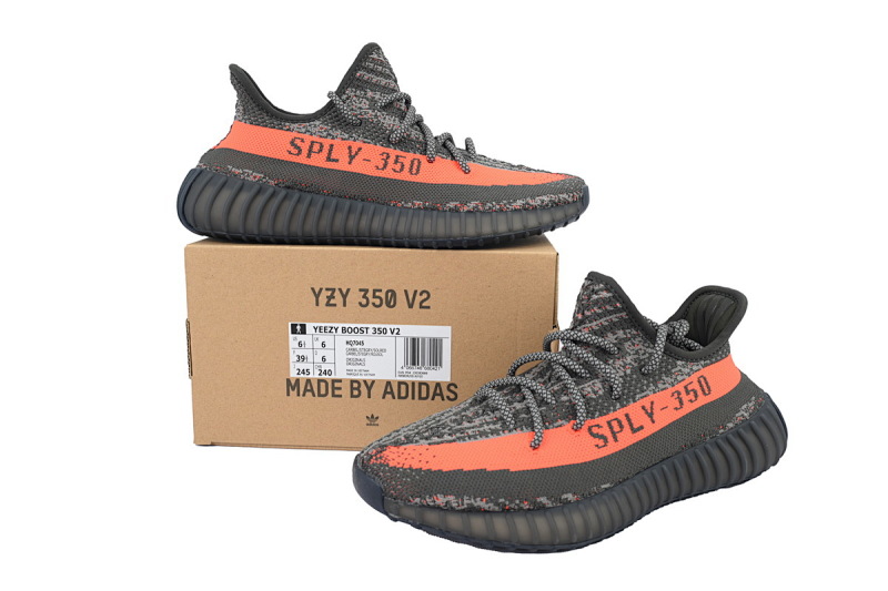 【DA7LW】绿灰7045 阿迪达斯 LW版巴斯夫椰子350 V2 HQ7045 adidas Yeezy 350 V2 Green Grey
