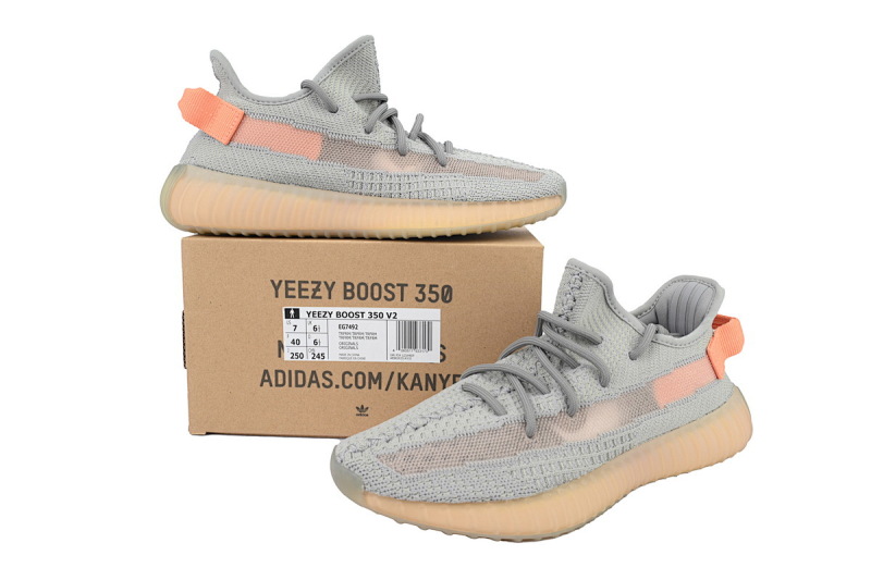 【DA7LW】鱼丝灰7492 阿迪达斯 LW版巴斯夫椰子350 V2 EG7492 Adidas Yeezy Boost 350 V2 “True Form”