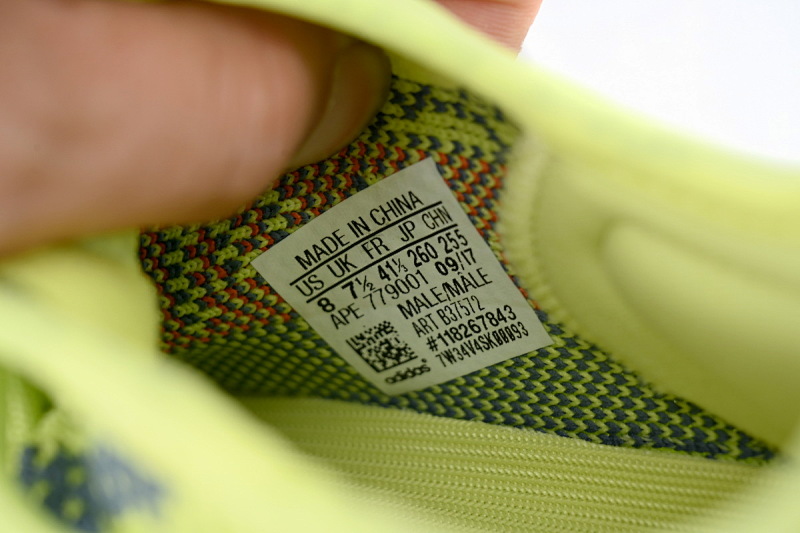 【DA7LW】太阳黄37572 阿迪达斯 LW版巴斯夫椰子350 V2 B37572 Yeezy Boost 350 V2 'Semi Frozen Yellow'