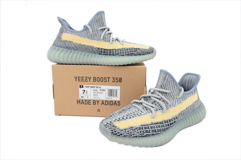 【DA7LW】水洗丹宁7657 阿迪达斯 LW版巴斯夫椰子350 V2 GY7657 adidas Yeezy Boost 350 V2 “Ash Blue”