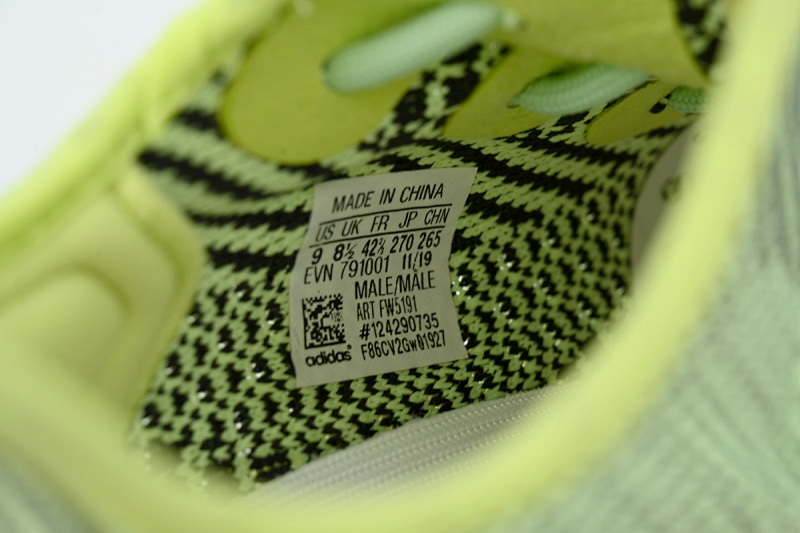【DA7LW】尖绿天使5191 阿迪达斯 LW版巴斯夫椰子350 V2 FW5191 adidas Yeezy Boost 350 V2 Yeezreel