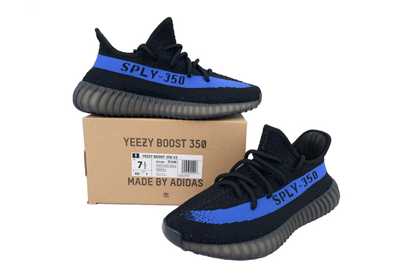 【DA7LW】黑蓝7164 阿迪达斯 LW版巴斯夫椰子350 V2 GY7164 adidas Yeezy Boost 350 V2 Black Blue