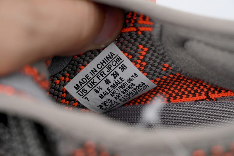 【DA7LW】灰橘1826 阿迪达斯 LW版巴斯夫椰子350 V2 BB1826 Adidas Yeezy Boost 350 V2 Beluga