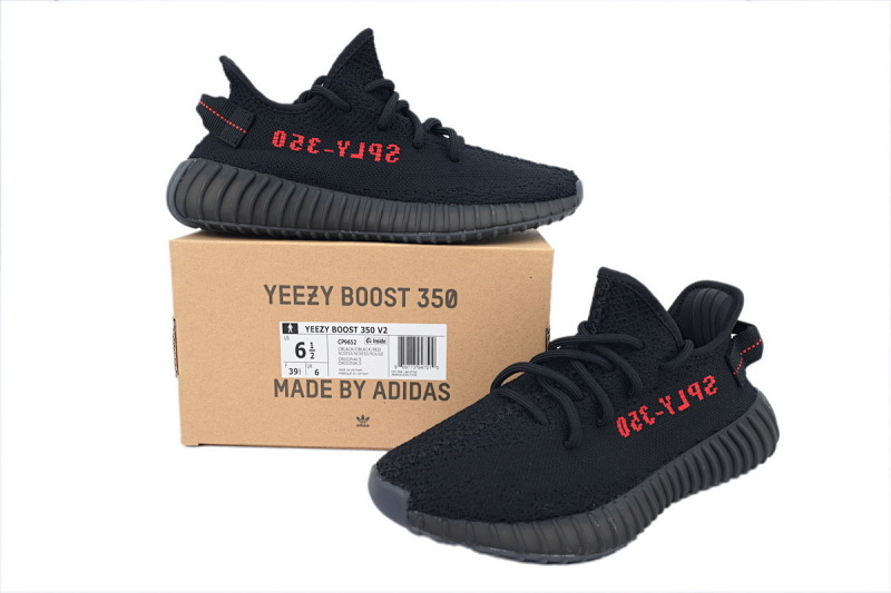【DA7LW】黑红字9652 阿迪达斯 LW版巴斯夫椰子350 V2 CP9652 Adidas Yeezy Boost 350 V2 Black/Red