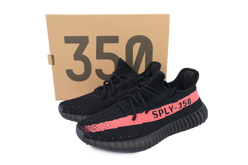 【DA7LW】黑粉9612 阿迪达斯 LW版巴斯夫椰子350 V2 BY9612 Adidas Yeezy Boost 350 V2 Core Black/Red