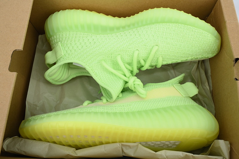 【DA1LW】荧光绿5293 阿迪达斯 LW版巴斯夫椰子350 V2 EG5293 Adidas Yeezy Boost 350 V2 "Glow In The Dark"