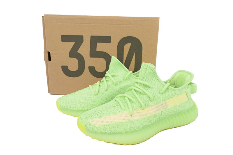 【DA1LW】荧光绿5293 阿迪达斯 LW版巴斯夫椰子350 V2 EG5293 Adidas Yeezy Boost 350 V2 "Glow In The Dark"