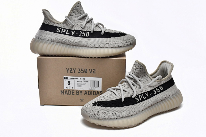 【AA1AH】灰黑7870   阿迪达斯椰子350二代 本地真爆米花HP7870 adidas Yeezy Boost 350 V2 Slate