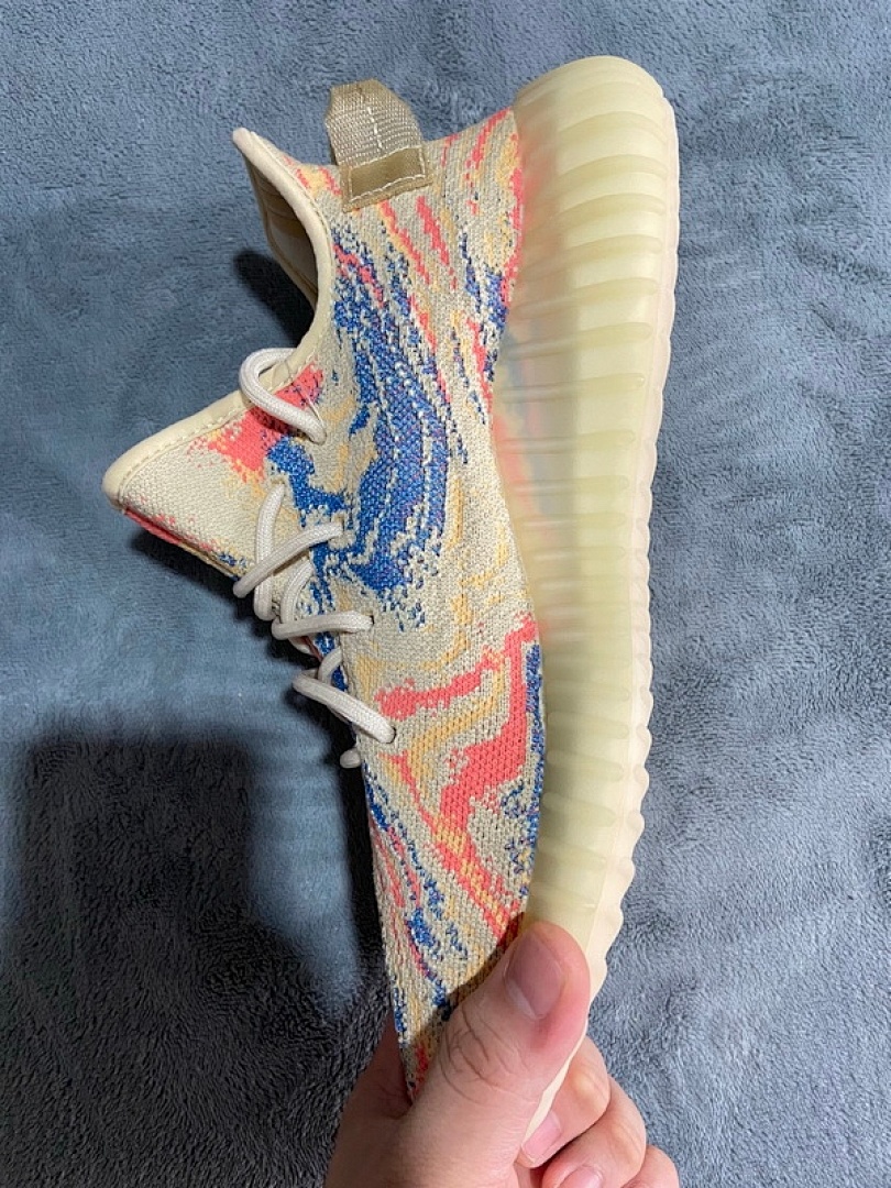 【AA1AH】比斯黄3773   本地版阿迪达斯椰子350二代真爆米花  GW3773 adidas Yeezy Boost 350 V2 MX Oat