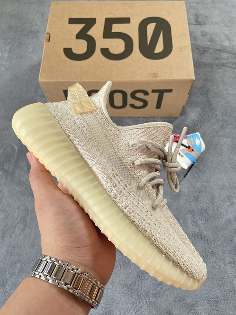 【AA1AH】白极光 温变3438 本地版阿迪达斯椰子350二代真爆米花  GY3438 Adidas Yeezy Boost 350 V2 Light UV Sensitive