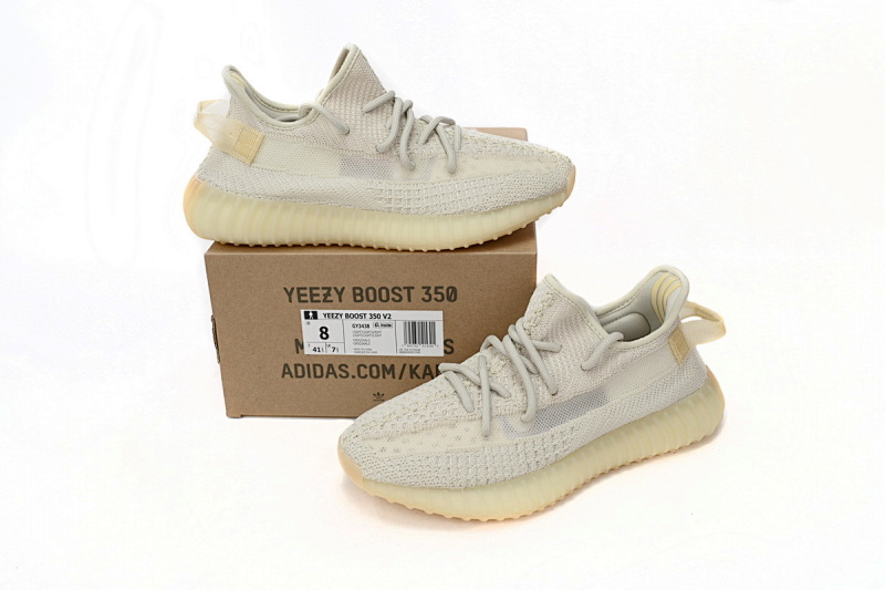 【AA1AH】白极光 温变3438 本地版阿迪达斯椰子350二代真爆米花  GY3438 Adidas Yeezy Boost 350 V2 Light UV Sensitive