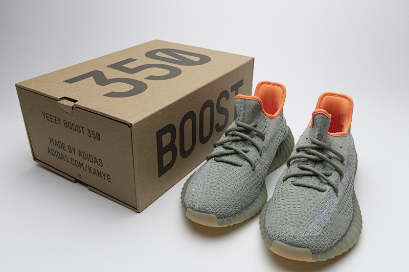 【AA1AH】沙橙星9035   本地版阿迪达斯椰子350二代真爆米花 FX9035 adidas Yeezy Boost 350 V2 “Desert Sage”