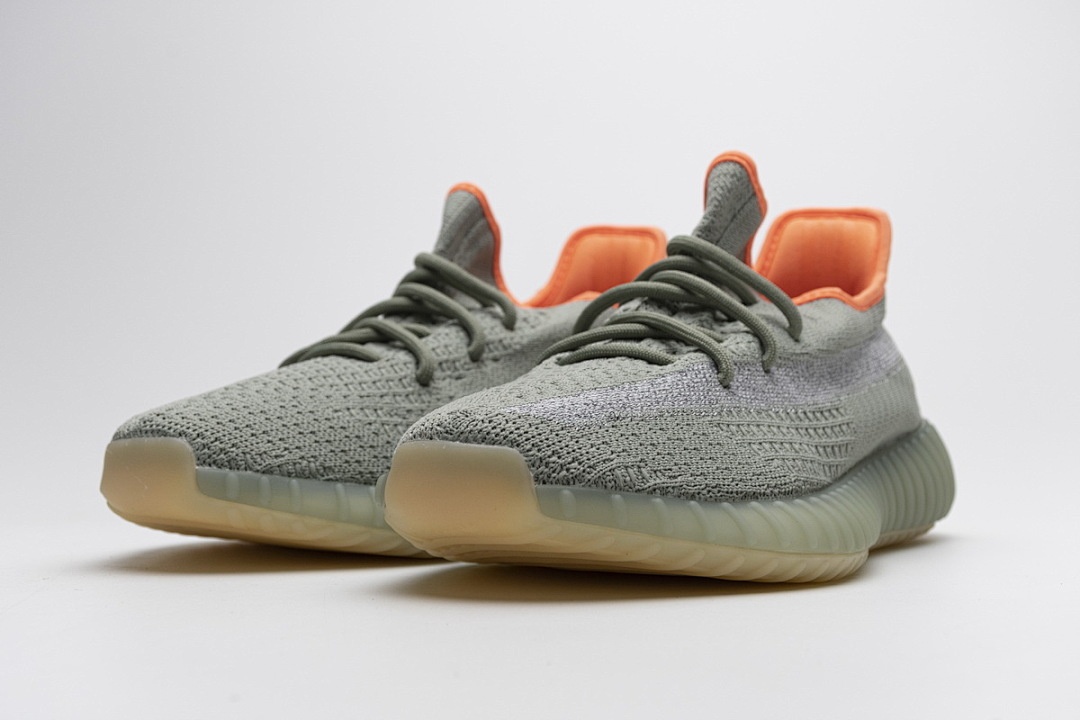 【AA1AH】沙橙星9035   本地版阿迪达斯椰子350二代真爆米花 FX9035 adidas Yeezy Boost 350 V2 “Desert Sage”