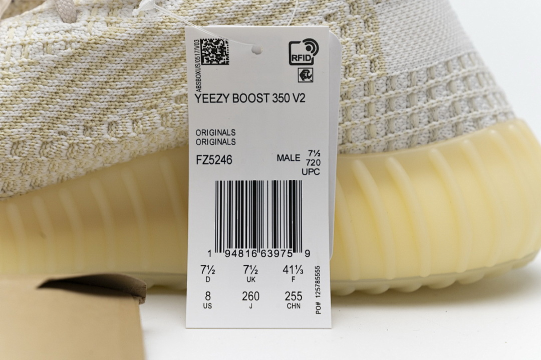 【AA1AH】雪花星5246   阿迪达斯椰子350二代 本地真爆米花 FZ5246 adidas Yeezy Boost 350 V2 “Abez”