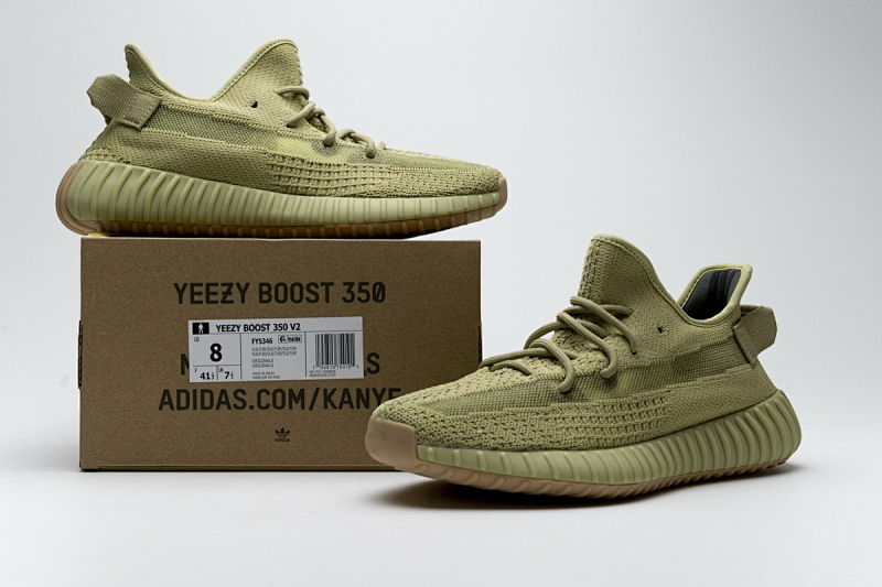 yupoo_361579_3951fee0.jpg 【AA1AH】抹茶5346 阿迪达斯椰子350二代 本地真爆米花 FY5346 adidas Yeezy Boost 350 V2"Sulfur" Real Boost