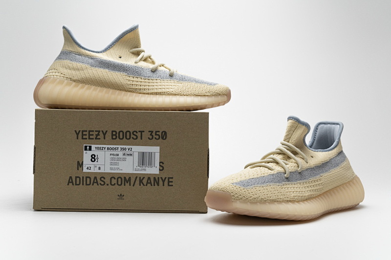【AB1AH】灰蓝星 5158   本地版阿迪达斯椰子350二代真爆米花 FY5158 adidas Yeezy Boost 350 V2 “Linen
