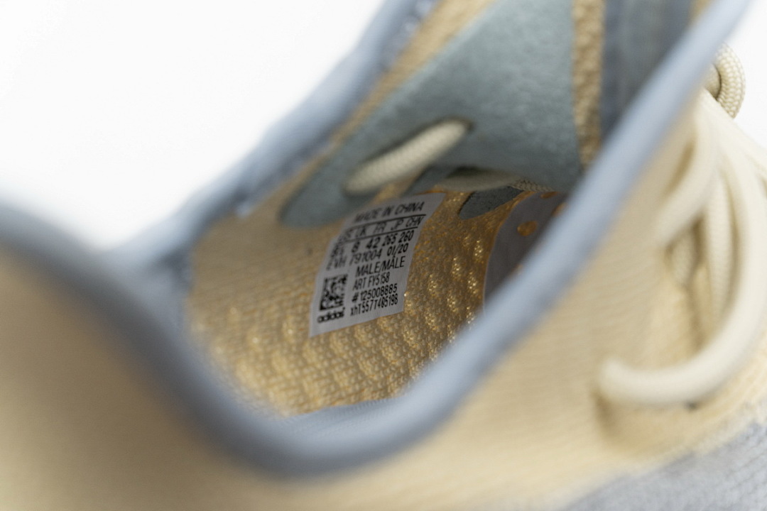 【AB1AH】灰蓝星 5158   本地版阿迪达斯椰子350二代真爆米花 FY5158 adidas Yeezy Boost 350 V2 “Linen