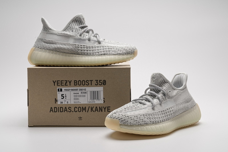 【AB1AH】灰满天星4349  阿迪达斯椰子350二代 本地真爆米花 FX4349 adidas Yeezy Boost 350 V2 “Yeshaya Reflective”Real Boost