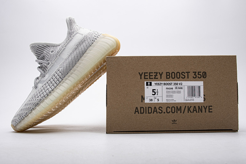 【AB1AH】灰天使4348   阿迪达斯椰子350二代 本地真爆米花 FX4348 adidas Yeezy Boost 350 V2 “Yeshaya”Real Boost