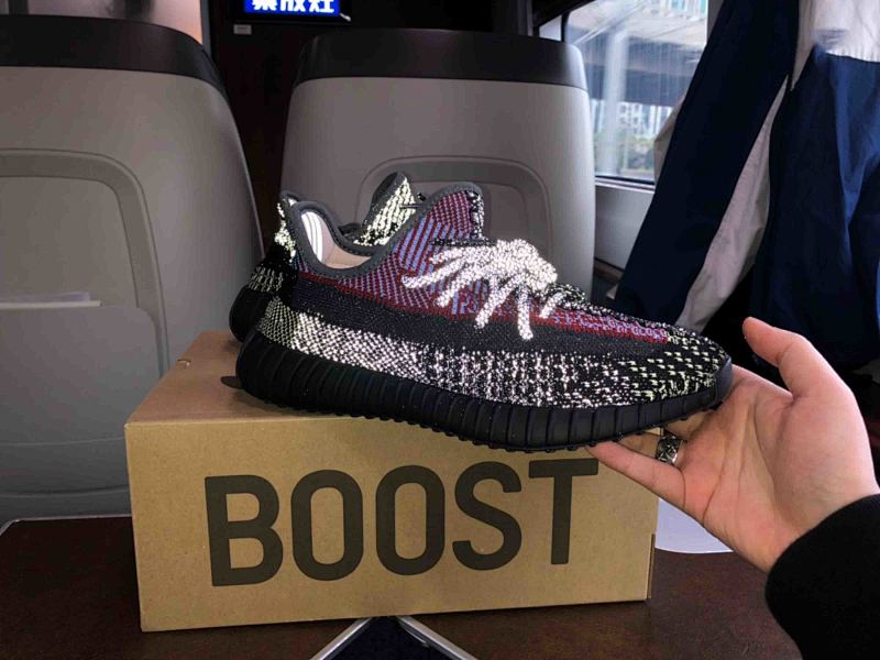 【AB1AH】乞丐星4145  阿迪达斯椰子350二代本地版真爆米花 FX4145 adidas Yeezy Boost 350 V2 “Yecheil Reflective” Real Boost