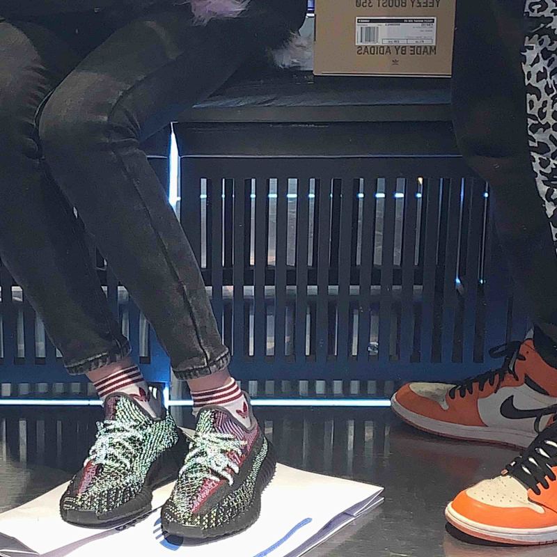 【AB1AH】乞丐星4145  阿迪达斯椰子350二代本地版真爆米花 FX4145 adidas Yeezy Boost 350 V2 “Yecheil Reflective” Real Boost