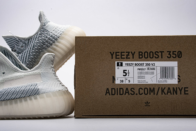 yupoo_362122_50e82cab.jpg 【AB1AH】幻兰星5317 本地版真爆米花 椰子Adidas Yeezy 350 Boost V2 "Cloud White Reflective" FW5317