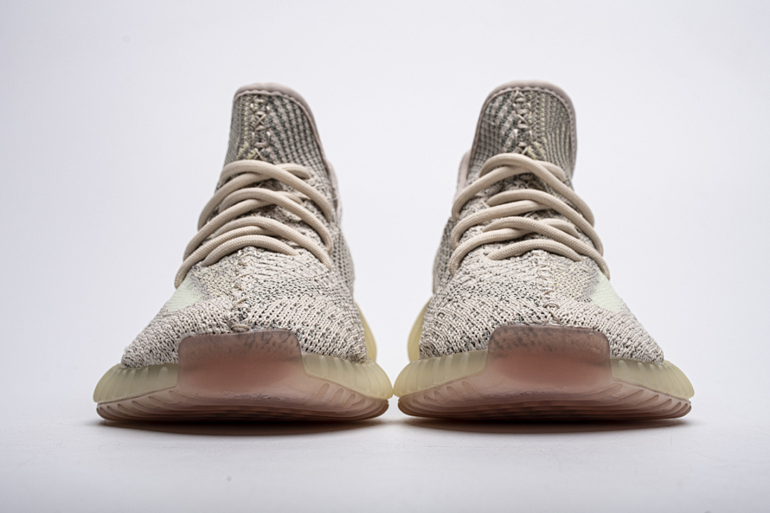 【AB1AH】天鹅白星5318  本地版真爆米花 椰子Adidas Yeezy 350 Boost V2 "Citrin Reflective" FW5318