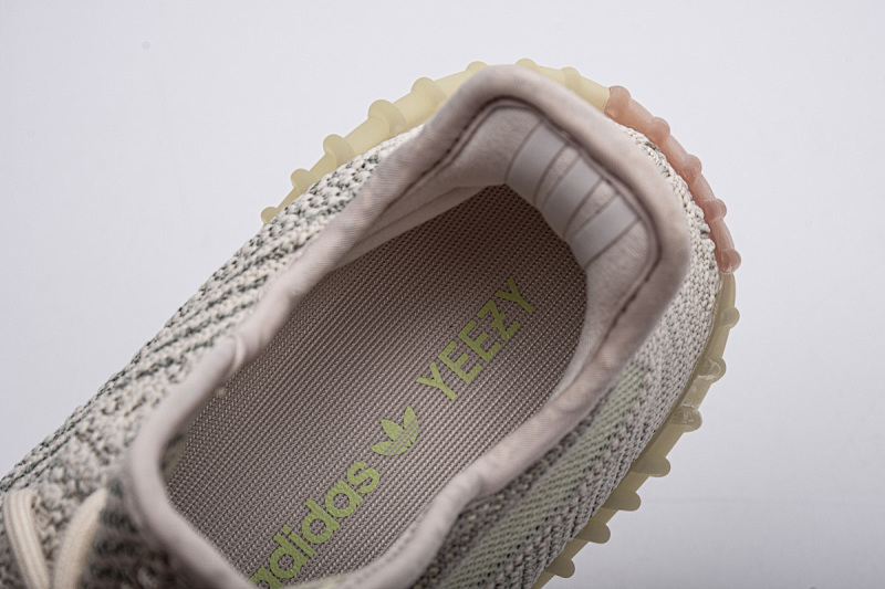 【AB1AH】天鹅白星5318  本地版真爆米花 椰子Adidas Yeezy 350 Boost V2 "Citrin Reflective" FW5318