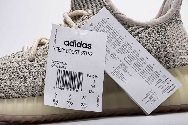 【AB1AH】天鹅白星5318  本地版真爆米花 椰子Adidas Yeezy 350 Boost V2 "Citrin Reflective" FW5318