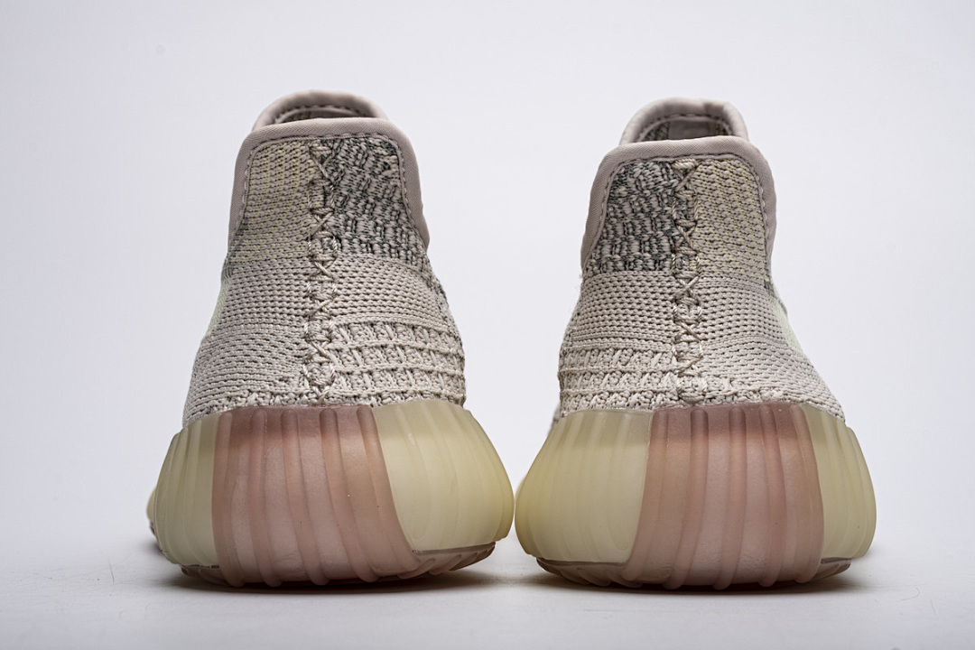 【AB1AH】天鹅白星5318  本地版真爆米花 椰子Adidas Yeezy 350 Boost V2 "Citrin Reflective" FW5318