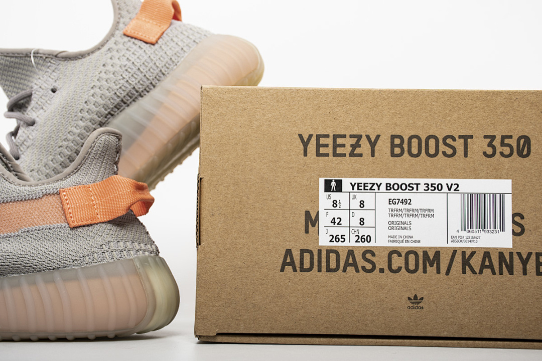 【AB1AH】欧洲 7492   Adidas Yeezy Boost 350 V2 “True Form”EG7492
