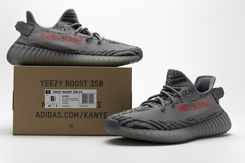 【AB1AH】太阳红2203  阿迪达斯椰子350二代本地真爆米花 AH2203 Adidas Yeezy Boost 350 V2 2.0 Bold Orange Real Boost