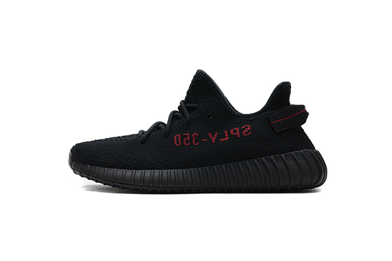 【AB1AH】黑红字9652 阿迪达斯椰子350二代本地真爆米花 CP9652 Adidas Yeezy Boost 350 V2 Black/Red Real Boost
