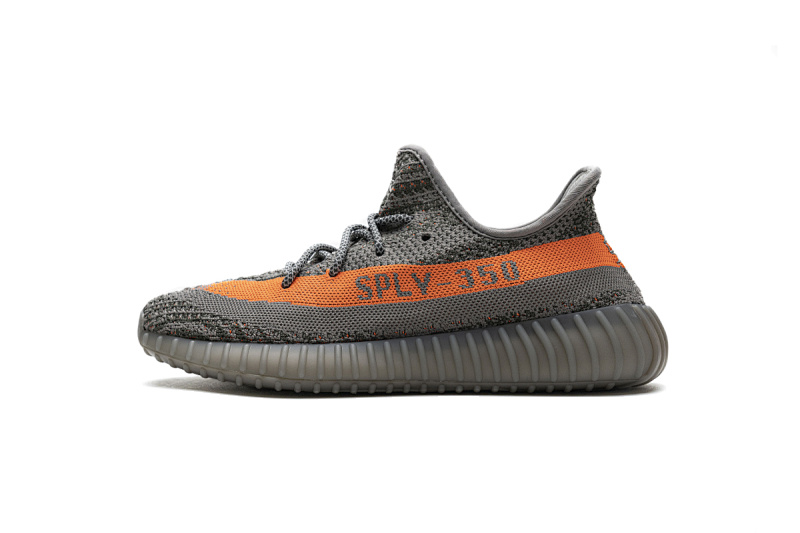 【AB1AH】 灰橘1826   阿迪达斯椰子350二代本地真爆米花 BB1826 Adidas Yeezy Boost 350 V2 Beluga Real Boost
