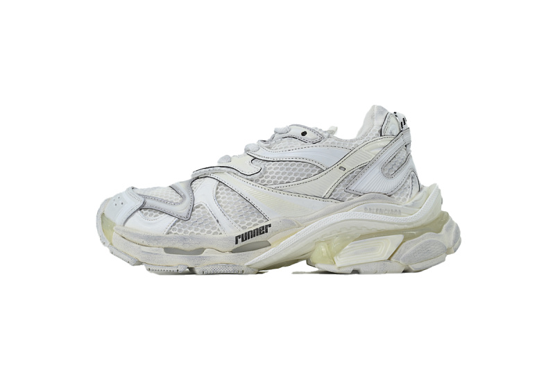 【EA5LJ】米白-12 巴黎世家2.0 779064 W3RXP 9010 Balenciaga Wms running shoes "beige"
