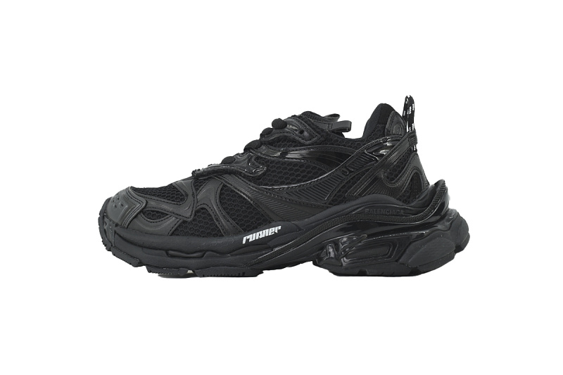 【EA5LJ】全黑-13 巴黎世家2.0 779064 W3RXP 1090 Balenciaga running shoes in black