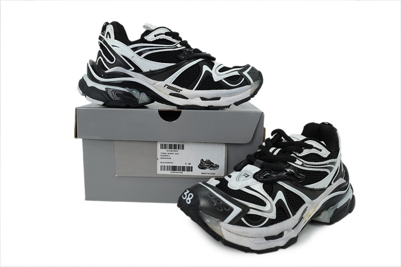 【EA5LJ】黑白-5 巴黎世家2.0 779064 W3RXP 0213 Balenciaga Runner Sneaker 'Black White'