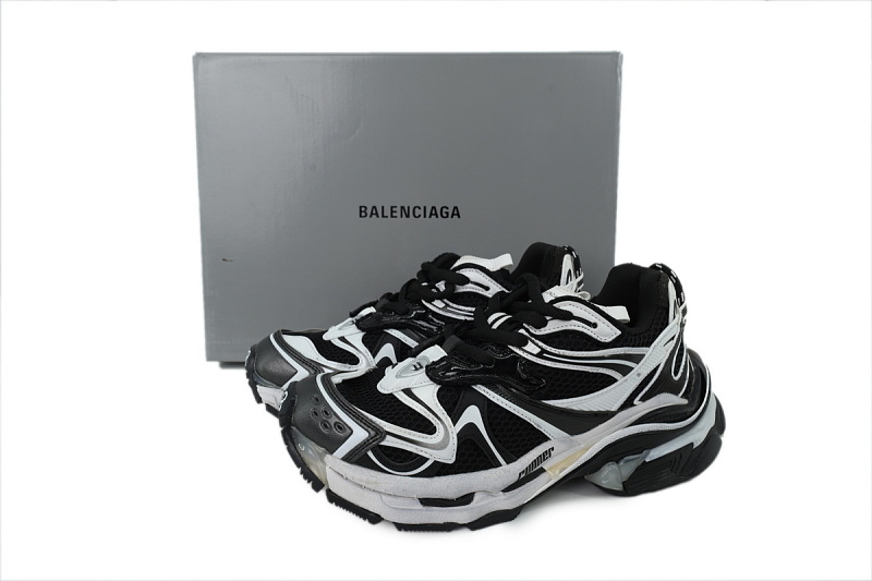 【EA5LJ】黑白-5 巴黎世家2.0 779064 W3RXP 0213 Balenciaga Runner Sneaker 'Black White'