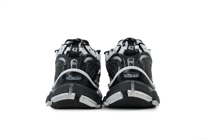 【EA1LJ】黑白-7 巴黎世家7.5代灯鞋减震运动跑步鞋 Balenciaga Runner Black White